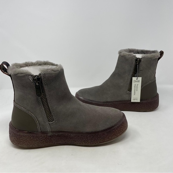 Cougar Broom Suede Genuine Lambswool Waterproof Winter Boot in Grey - NWT - Picture 3 of 11